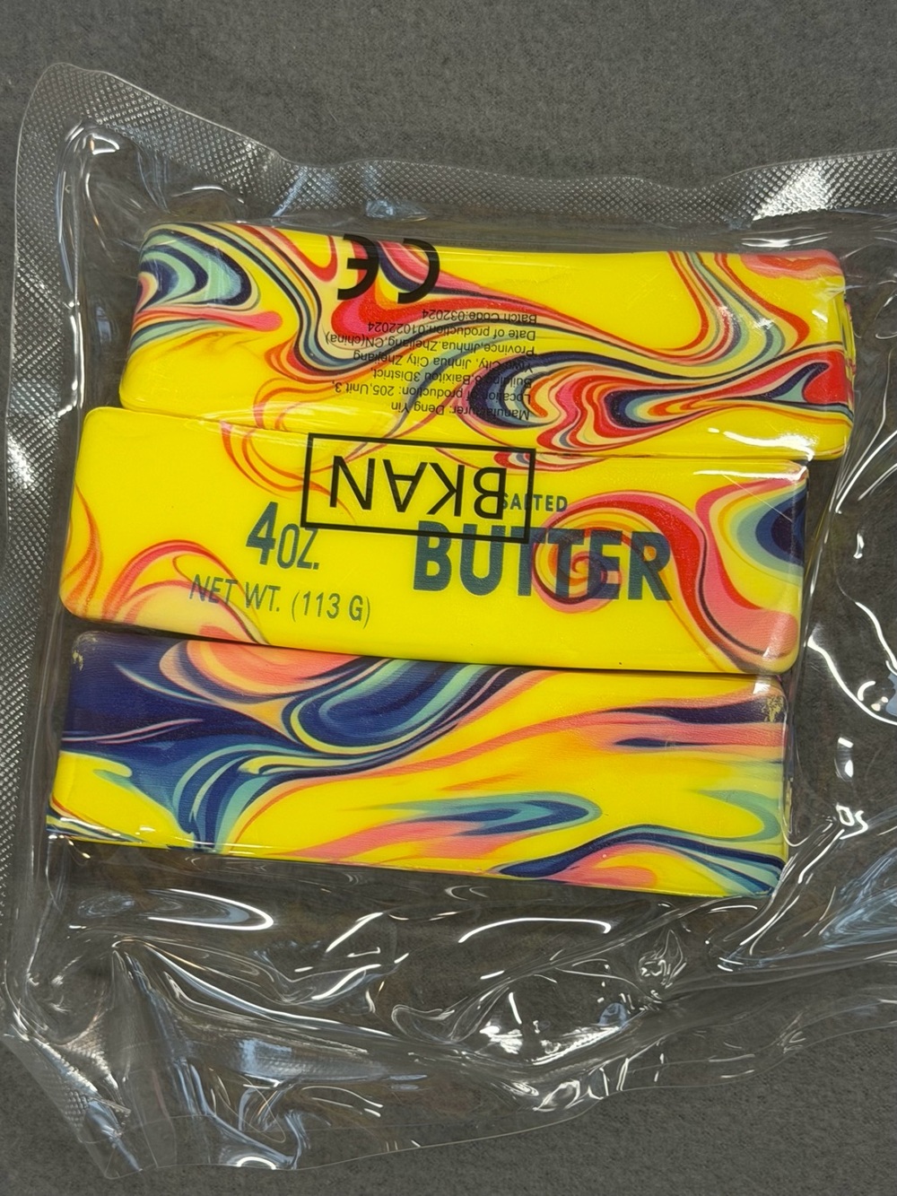 Kids Yellow Swirl Butter Toy Accessory